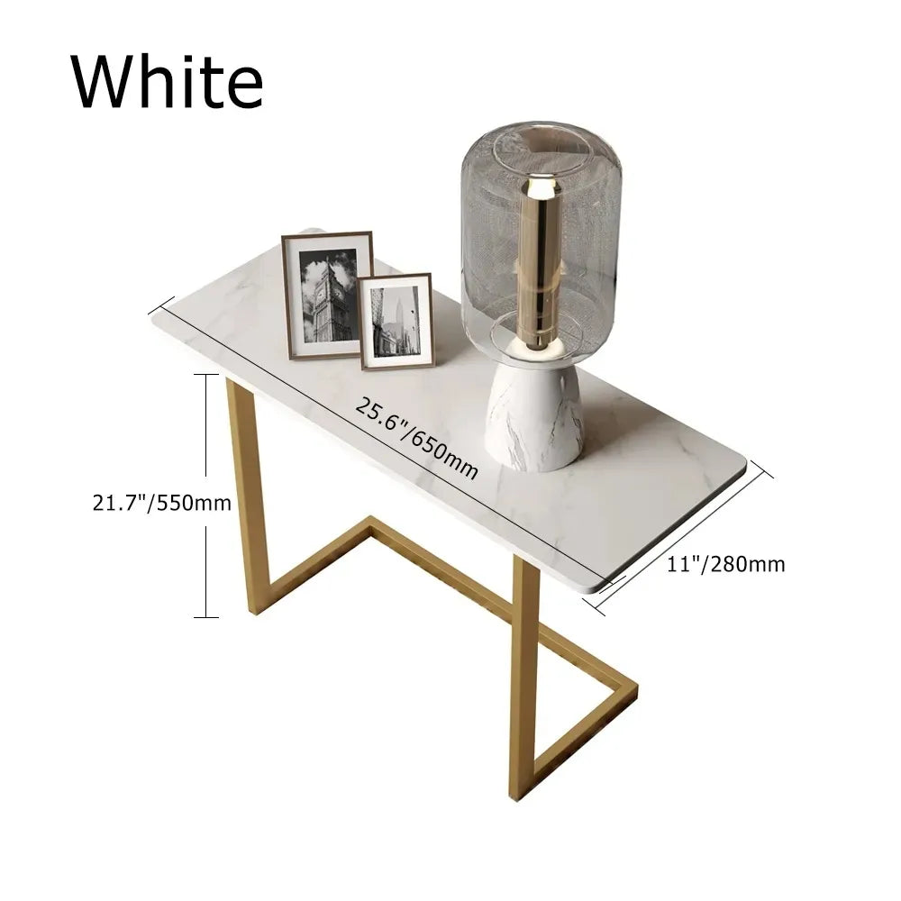 Table de bout blanche