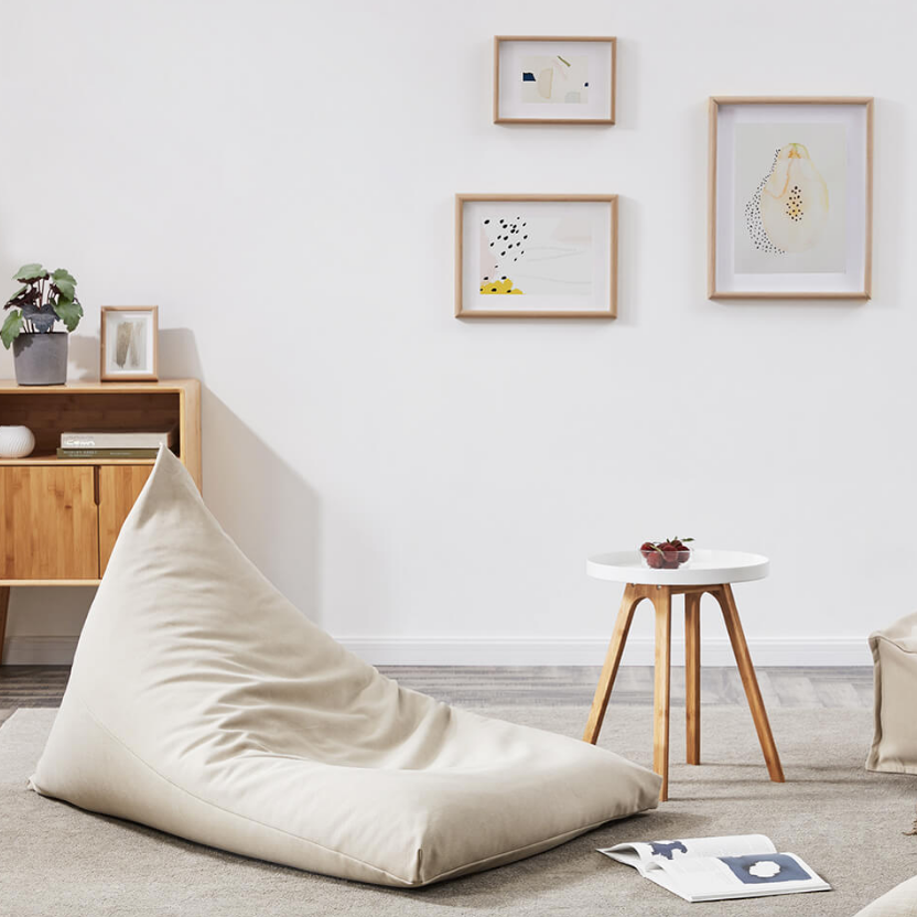 POUF GEANT en Velour