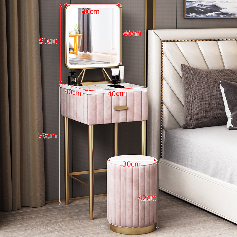 Pack mini coiffeuse nordique + Tabouret + Miroir