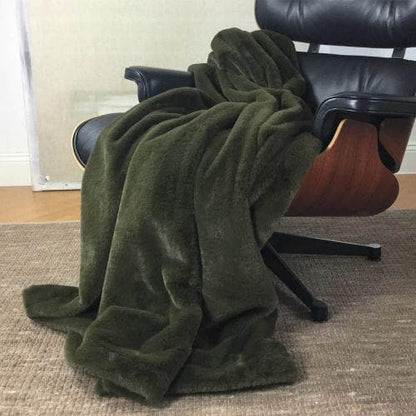 Plaid en Peluche Toucher Velours