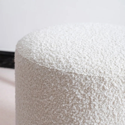Tabouret moderne rond blanc