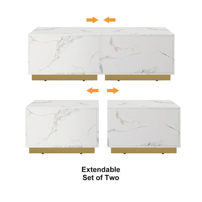 DUO tables basses carrées