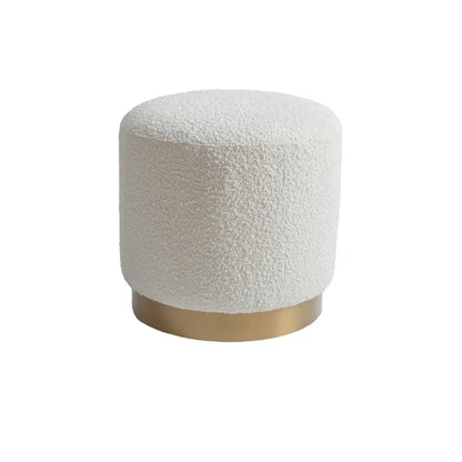 Tabouret moderne rond blanc
