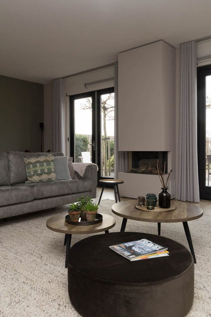 TABLE Pouf en Velours