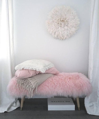 Tabouret moderne fourrure