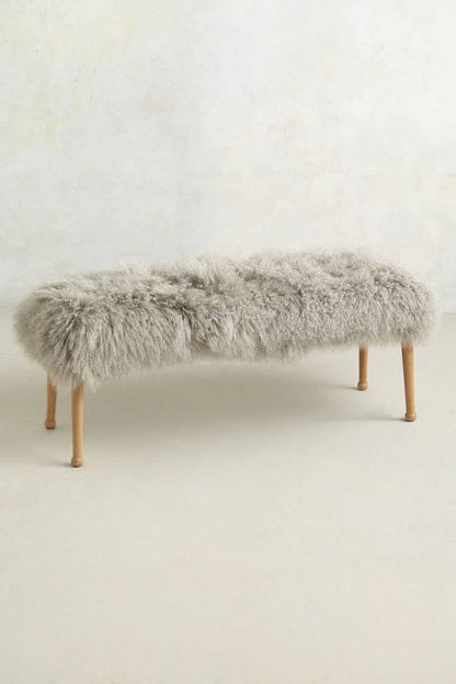 Tabouret moderne fourrure