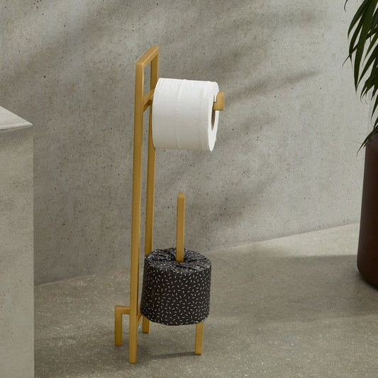 Porte-rouleau de toilettes sur pieds