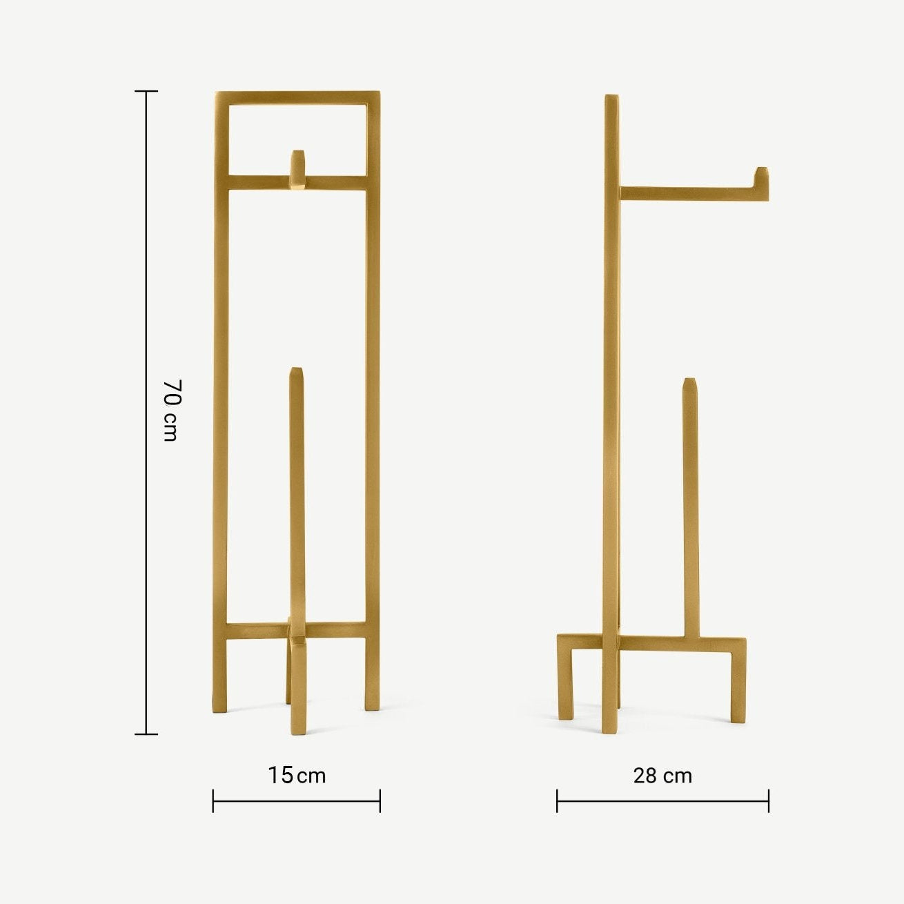 Porte-rouleau de toilettes sur pieds